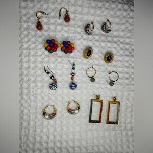 Colorful Beaded Earrings Collection